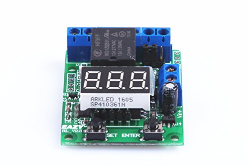 Knacro Multifunction Relay Module Voltage Control Relay Signal Timing Start Trigger Timer Auto Time Delay Relay Vt2.3 Dc 12V #TOP4