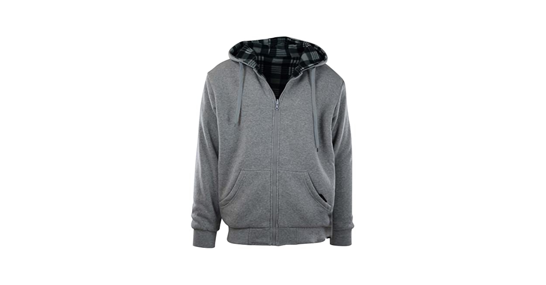ChoiceApparel Mens Full Zipper Fleece Basic Hoodie with