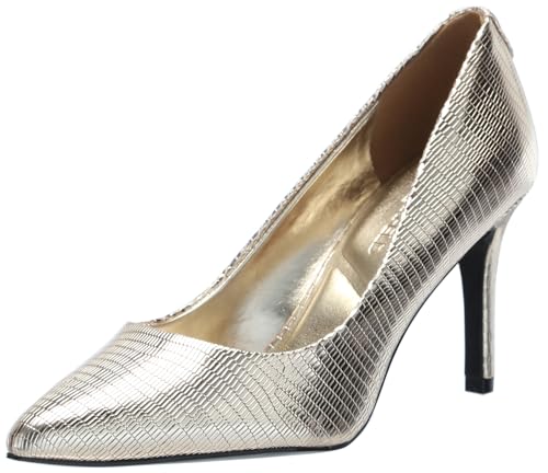 Image of Karl Lagerfeld Women's Royale Snake Textured Dress Pump