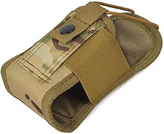 UAYESOK Walkie Talkie Holder Molle Radio Pouch Adjustable Carry Case for GPS Phone Two Way Radio Baofeng Motorola Midland Radio Holster for Sucurity Tactical Police Officer