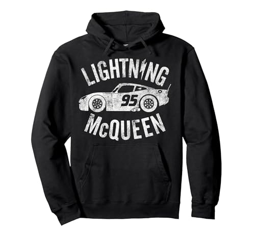 Sweat à Capuche Lightning McQueen Confortable pour Éviter le Froid avec Style