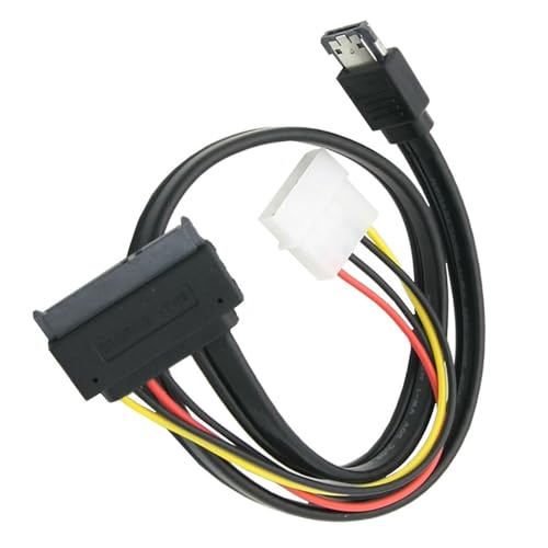 Cable adaptador Power Over eSATA a SATA 50 cm miniatura 4