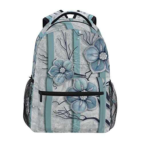 Sac de gym avec compartiment et motifs marbre fleurs pour le voyage