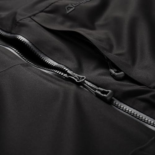 Blouson ALPINE PRO Garg Jacket 3XL Noir veste imperméable grande taille - 7