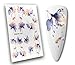 INKVICTUS Flower, Glitter Nail Decals / Sliders 5541