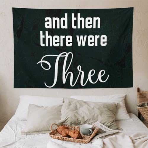 Tapiz para colgar en la pared Yelolyio de formato gigante para decoración del hogar con frase 5