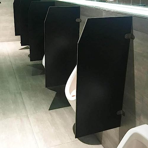 Men Urinal Privacy Screen Toilet Partition,Floor-Standing Adult Urinal Baffle,Wooden Waterproof Urinal Partition Divider Screen, Urinal Partition Extender, for Sool/bar (Size : 2 p