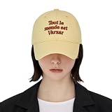 [VARZAR] TMV Lettering Ball Cap Twill Yellow