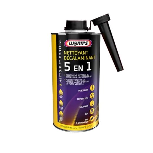 Wynn's Reinigungsmittel für Diesel, gründliche Reinigung der Einspritzdüsen, Turbo, AGR & DPF – Schmierung & Schutz des Stromversorgungssystems – 1 l