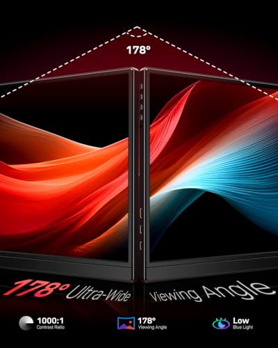Yxk Portable Monitor 16 inch 1200P 144Hz IPS HDR Ultra-Slim Gaming Monitor - image 4