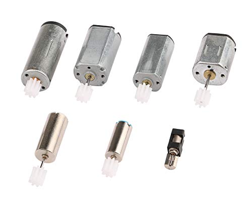 Yeeco 20 PCS Electric DC Motor Engine Driver Set Centric Output Shaft with Gears for Technology Model DIY