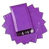 SUNN Purple 6x9 Inch 100Pcs Envelope Mailers,Postal Bags With Tear-Proof and Waterproof Business...