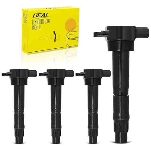 DEAL AUTO ELECTRIC PARTS UF532 Ignition Coil Pack, Set of 4 | Compatible with Mitsubishi 04-12 Galant 04-06 Lancer 06-12 Eclipse 04-06 Outlander 08-16 Montero 2.4L 3.8L V6
