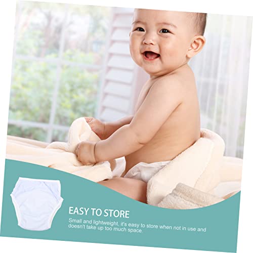 DECHOUS Leakproof Boy Girl Underwear Cotton Training Pants for Girls Boys Breathable Travel Underpants Organic Cotton Training Underwear Pants Blue3