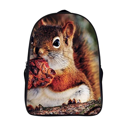 Mochila de viaje de ardilla ideal para excursiones infantiles y paseos casuales