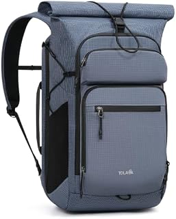 Tolaccea Rolltop Rucksack 32L Wasserdichter Reiserucksack Handgepäck 16"