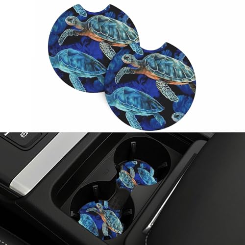 Portavasos para carro redondos 2 piezas neopreno miniatura 5