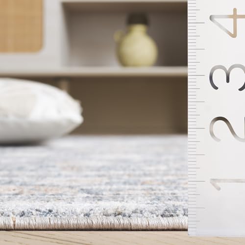 Tapete decorativo SAFAVIEH Mason 228x160 cm azul/beige miniatura 4