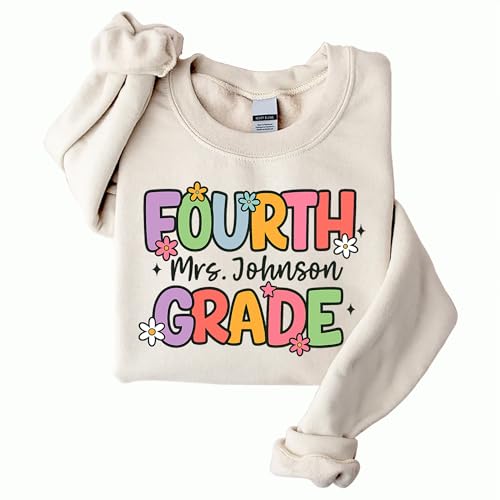 GABITA 4th Grade Teacher Shirt - Custom Teacher Shirt Back to School Gift for Teacher4