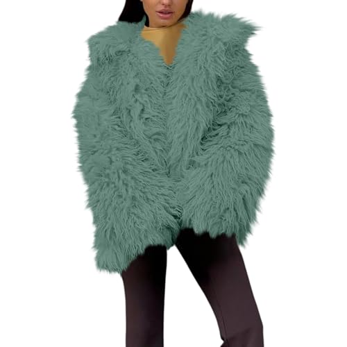 Manteau moelleux élégant pour femme offrant un confort thermique optimal