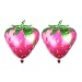 NUOLUX 2pcs 28 Inch Strawberry Foil Balloons Birthday Wedding Party Supplies Kids Toy Gifts