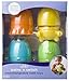 Ubbi Interchangeable Bath Toys for Toddlers and Baby, Colorful Mix and Match Baby Bath Accessory, Water Toys for Toddler Bath Playtime, Set of 4