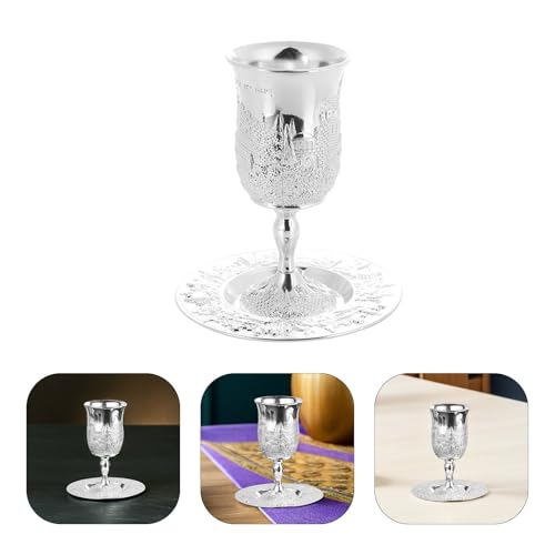 Copa de vino judía como regalo para anfitrión de Shabat 8