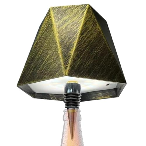 Lampe de bouteille de vin rechargeable, lampe de couleur de table, lampe de bouteille sans fil, lampe LED portable, abat-jour rechargeable, lumières décoratives pour bouteille de vin, pour salon,