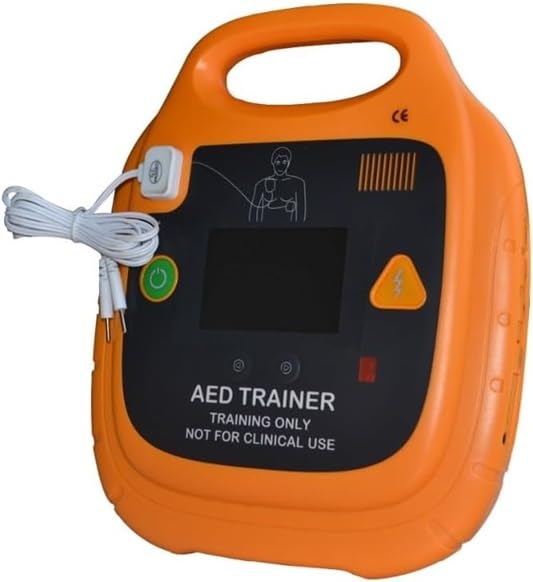 AED Trainer XFT-120C+ Kit de formation de premiers soins Défibrillateur Machine d'enseignement CPR Unité de premiers soins Commandes vocales Anglais Français Espagnol Allemand Néerlandais Danois