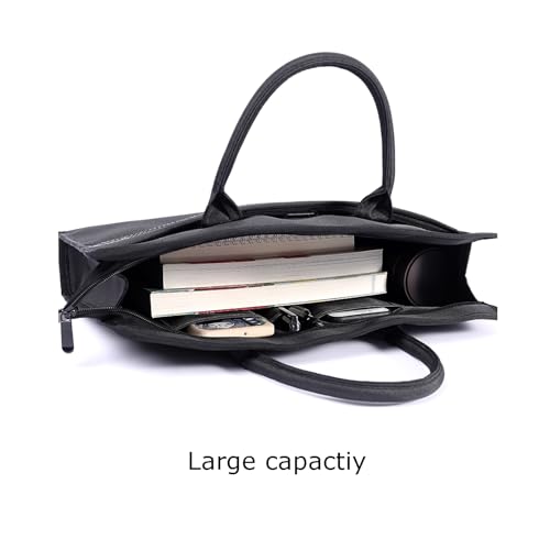 yufocusqc Bolsa de documentos Oxford com alça e bolsa organizadora de escritório de reuniões, pasta