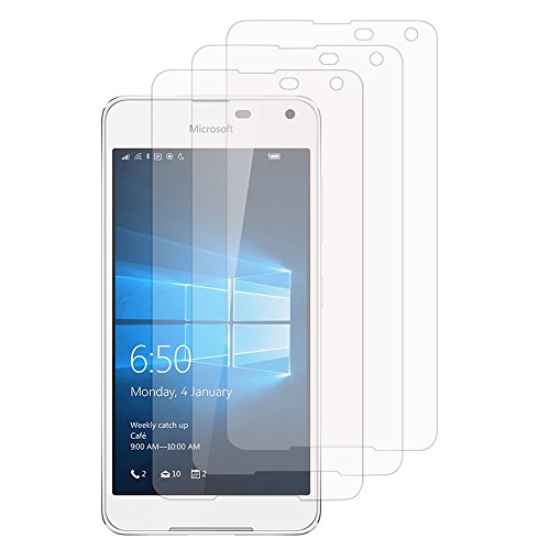 HQ-CLOUD 3 Films de Protection d'écran pour Microsoft Nokia Lumia 650/ Dual SIM - Transparent