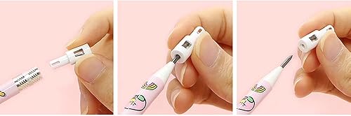 Miniatura 4 de [2 en 1] Carrot Friends Cute Character Illustration 2B Lápiz mecánico con sacapuntas Top Set (aleatorio)