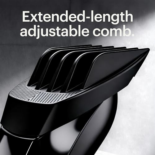 Image of MANSCAPED The Beard Hedger Extended-Length Adjustable Comb Attachment - Beard Trimmer Guide for Long Beards, 10.5mm-20mm Lengths, 1-Pack