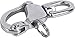 Amarine Made 4 Pack of Swivel Eye Snap Shackle Quick Release Bail Rigging Sailing Boat Marine 304 Stainless Steel for Sailboat Spinnaker Halyard (2-3/4