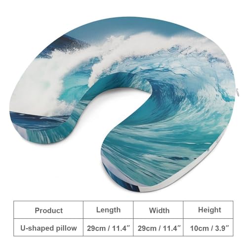 Almohada de espuma viscoelástica 29 cm de viaje miniatura 2