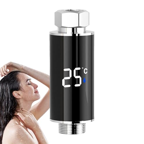 Moniteur de température sans fil pour douche : fini l'eau trop chaude avec l'affichage de sécurité