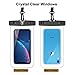 Takfox Waterproof Phone Pouch for Samsung Galaxy S25 Ultra S24 Plus S23 S22 S21 FE Note 20 A03S A13 A14 A15 A16 A51 A71 A23 A35 A54 A36 5G iPhone 16E 16 Pro Max Cell Phone Dry Bag Case[2-Pack]-Clear