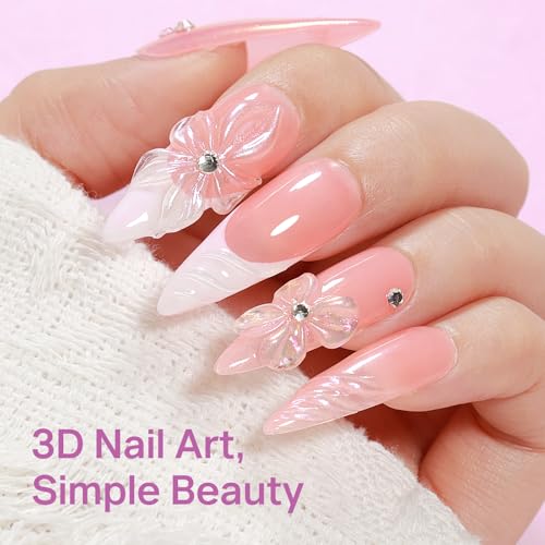 MIZHSE Gel Esculpido 3D Transparente para Uñas miniatura 6