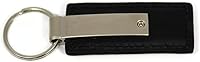 Vista 2 de Llavero de piel negro para Dodge RAM.