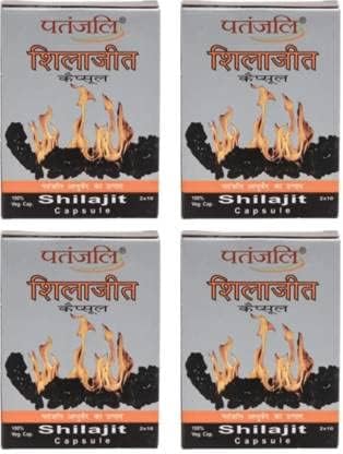 SHILAJEET CAPSULE PACK OF 4 (TOTAL 80 TAB) (Pack of 4)