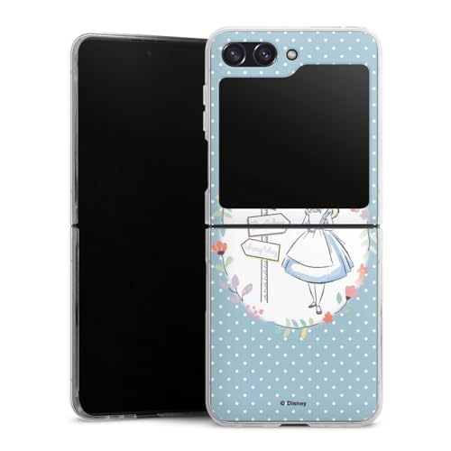Coque Samsung Galaxy Z Flip5 Disney Alice - Étui de protection rigide