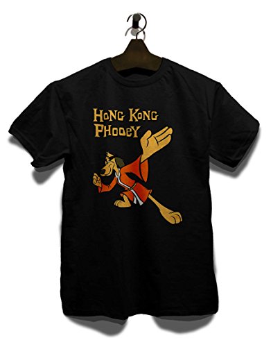 shirtminister Hong Kong Phooey T-Shirt Schwarz-Black XL