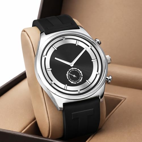 Image of styledose Men's Watch Analog Quartz with Chronograph & Silicone Strap -Casual & Formal Wrist Watch for Men