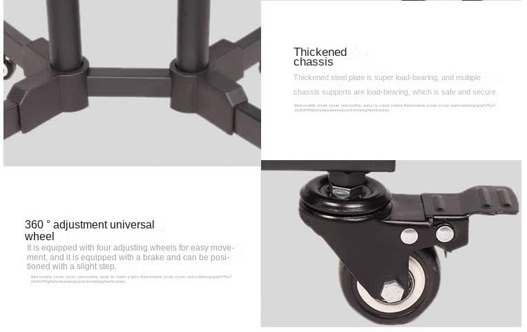 Soporte Universal para TV con Ruedas y Estante Ajustable miniatura 2
