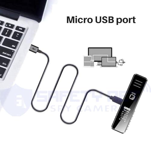 Image of SAFETYNET Voice Recorder Collection | USB, Pen, Keychain & Locket Style Recorders | 8GB-64GB | Compact & Portable Digital Audio Recorder (Model Number-12)