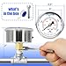 NexSphere 0-300 PSI Liquid Filled Pressure Gauge, 2