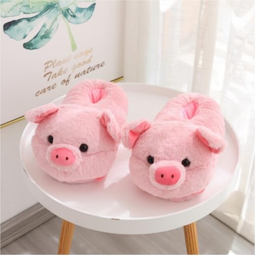 plush animal slippers, anti slip indoor home shoes, insulated, suitable for both men and women3