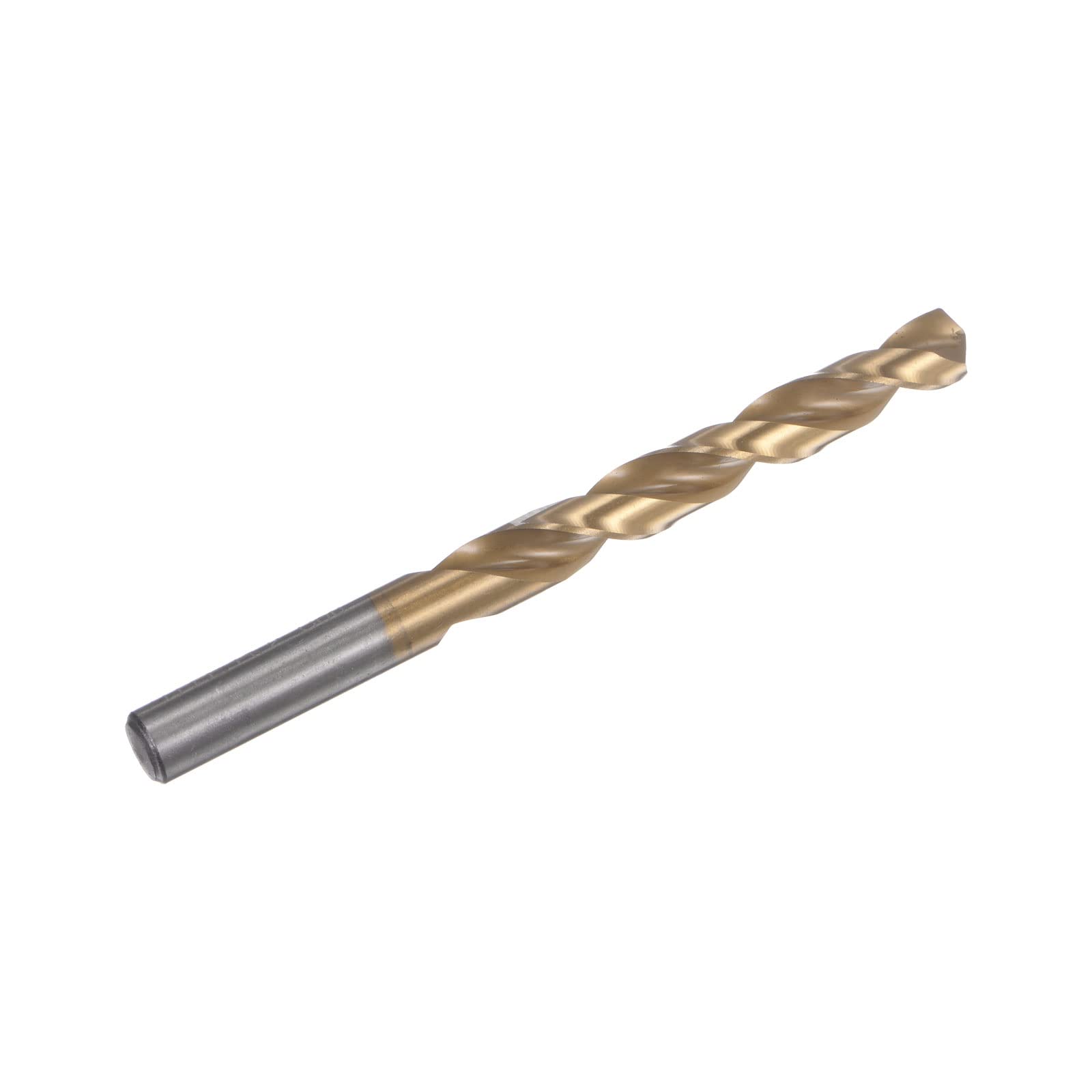sourcing map Helicoidal Barrena 11,2mm Titanio Revestido (HSS-E) M42 Alta Velocidad Acero 8% Cobalto Recto Vástago para Inoxidable Acero Aluminio Aleación Metal