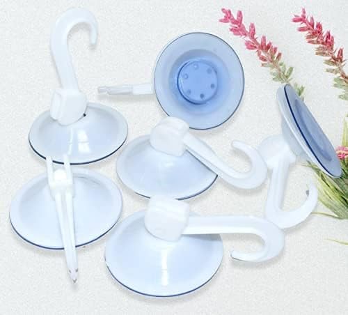 MAJIK 12Pcs Vacuum Suction Cup Hooks for Bathroom, Kitchen and Home Wall Mounted Suction Cup Hooks No Drilling Reusable Hangers for Towels, Keys, Clothes and Accessories-image-48