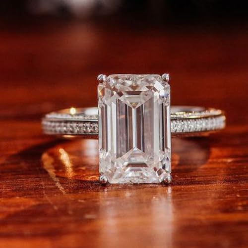 Bague moissanite et argent massif 925 : l'éclat éternel sans ternissement